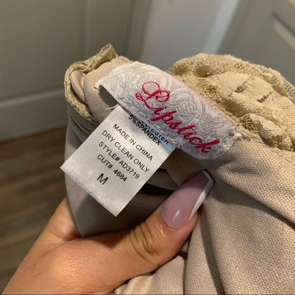 High Neck Lace Backless Dress - Picture 5 of 5